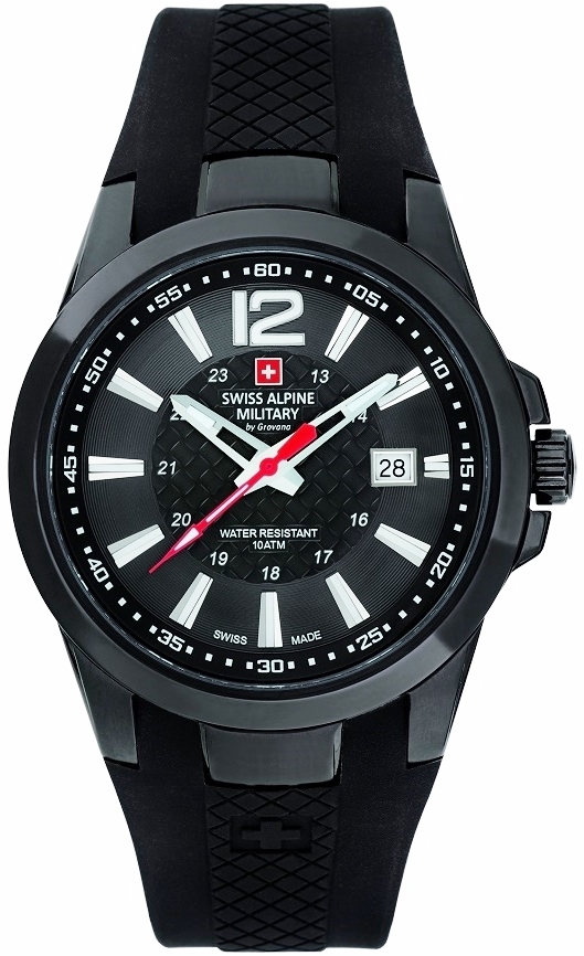 Swiss Alpine Military Herreklokke 7058.1877 Alpine by Grovana