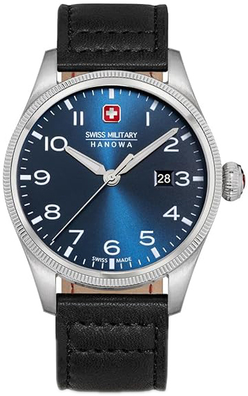 Swiss Military Hanowa Herreklokke SMWGB0000805 Thunderbolt Blå/Lær