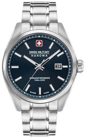 Swiss Military Hanowa Herreklokke SMWGH0004103 Pioneer Blå/Stål