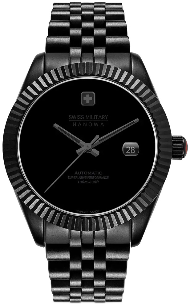 Swiss Military Hanowa Herreklokke SMWGL0005530 Dark Night Sort/Stål