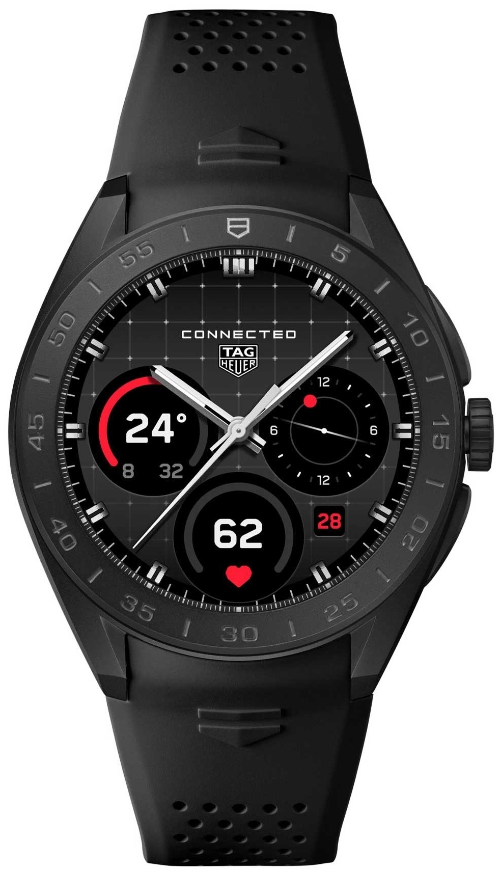 TAG Heuer SBT8A80.BT6293 Connected Calibre E5 Gummi Ø45 mm