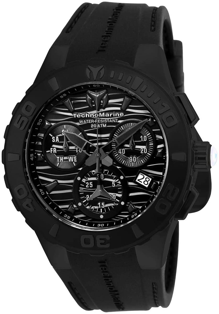 Technomarine Herreklokke TM-115082 Flerfarget/Gummi Ø44 mm