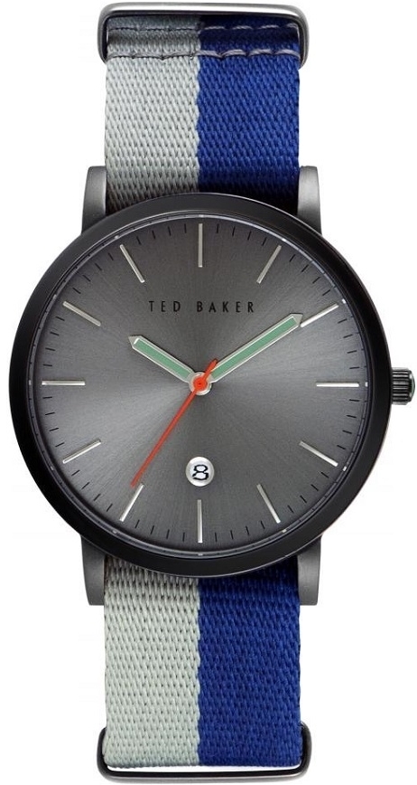 Ted Baker Herreklokke 10026447 Graham Grå/Gummi Ø41 mm