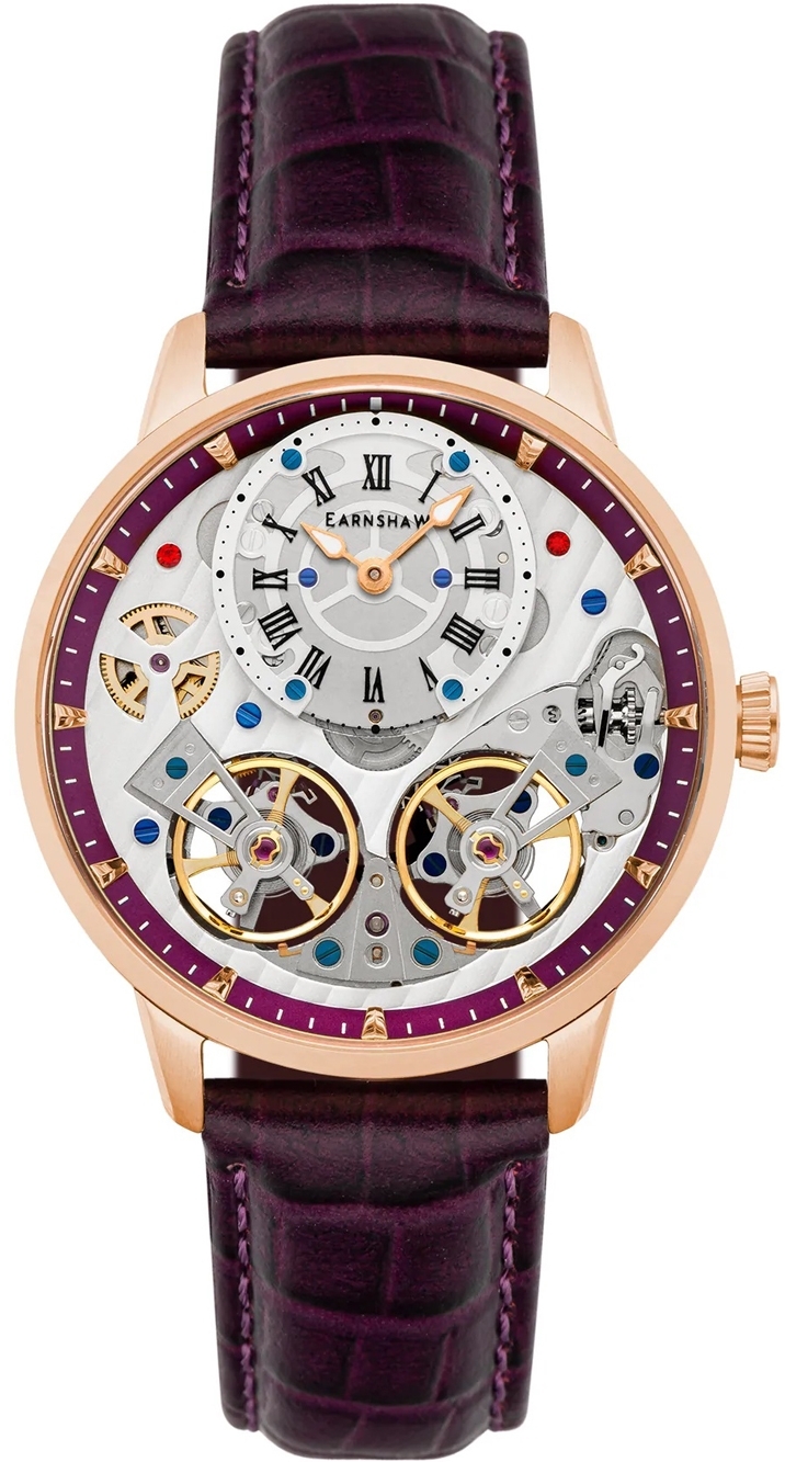 Thomas Earnshaw Herreklokke ES-8273-06 Brewster Lilla/Lær Ø42 mm