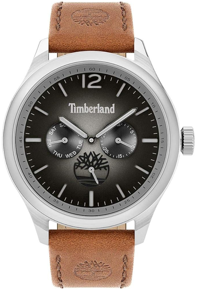 Timberland Herreklokke TBL15940JS.13 Saugus Grå/Lær Ø45 mm