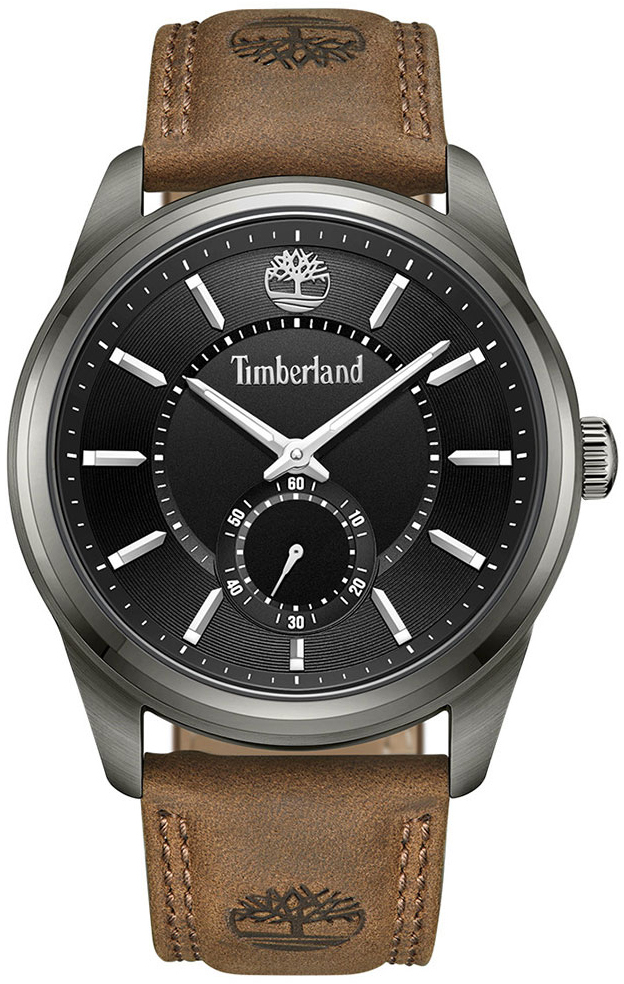 Timberland Herreklokke TDWGA0029703 Northbridge Sort/Lær Ø45 mm