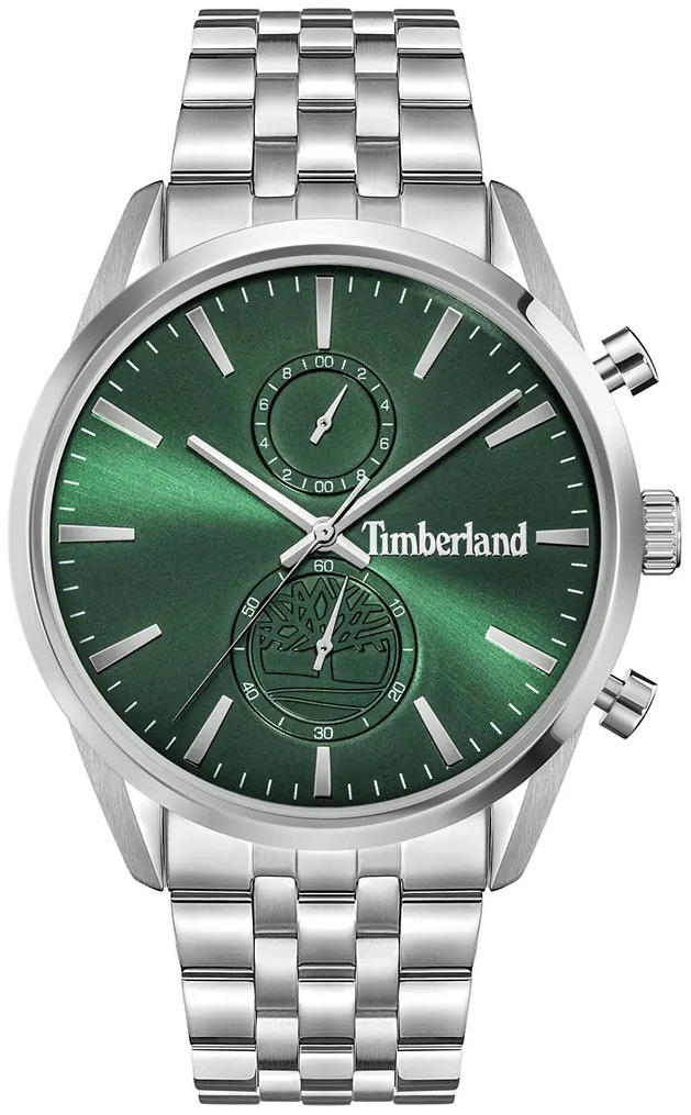 Timberland Herreklokke TDWGI0068703 Sheepscot Grønn/Stål Ø43 mm