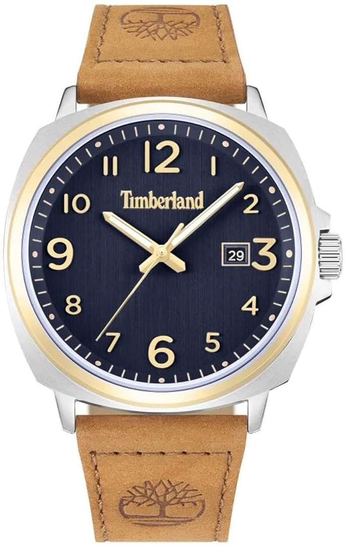 Timberland Herreklokke TDWLB0030201 Actwell Blå/Lær Ø44 mm