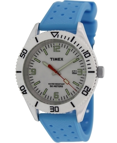 Timex 99999 Herreklokke T2N555 Hvit/Gummi Ø40 mm