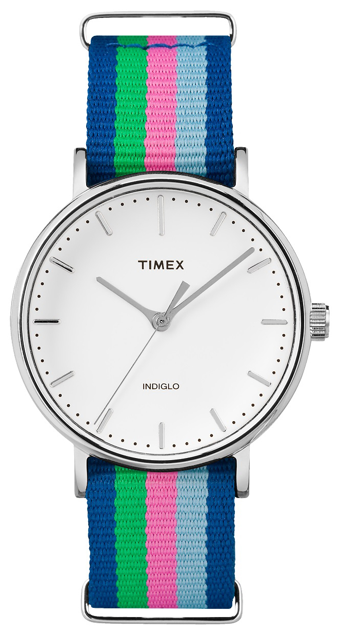 Timex Weekender TW2P91700 Hvit/Stål Ø37 mm