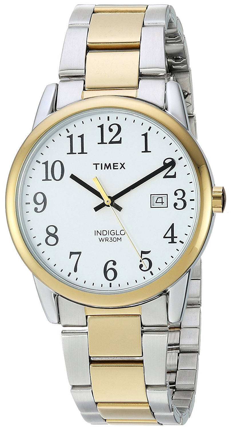 Timex Easy Reader Herreklokke TW2R23500 Hvit/Gulltonet stål Ø38 mm