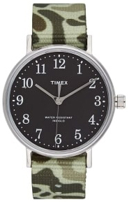 Timex 99999 TW2T99000LG Sort/Lær Ø37 mm
