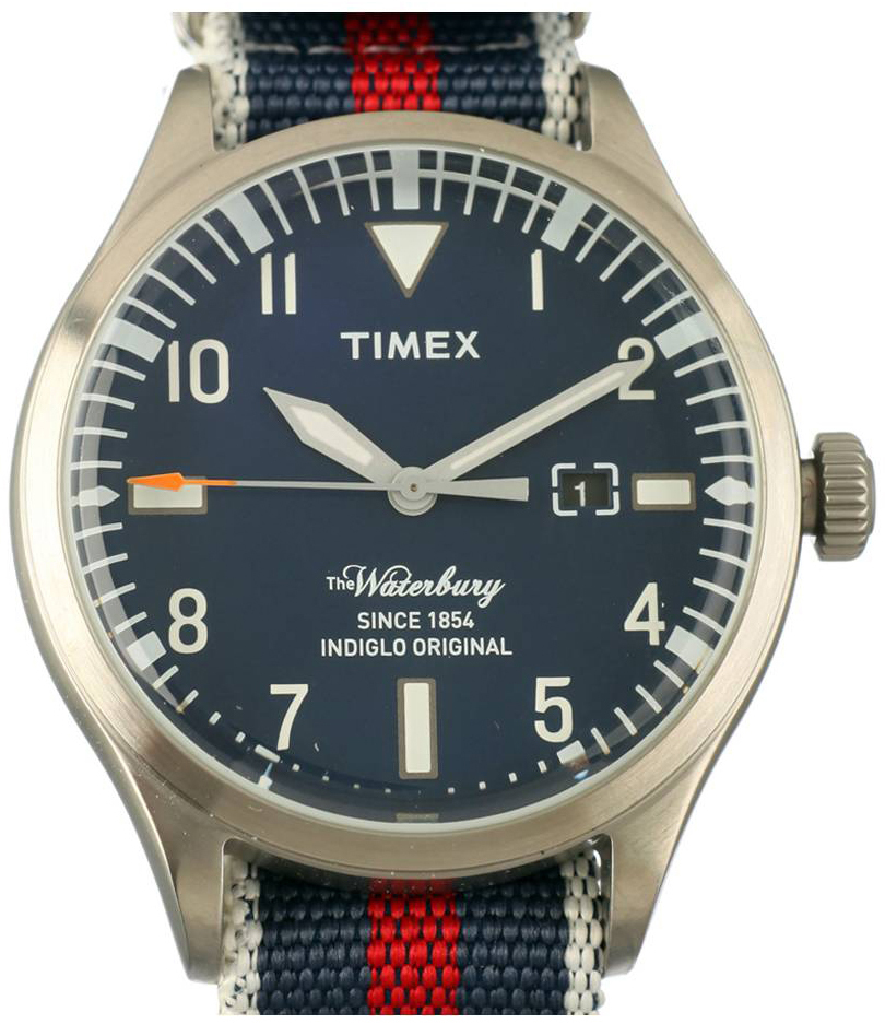 Timex 99999 Herreklokke TW2U00400LG Blå/Tekstil Ø42 mm - Timex