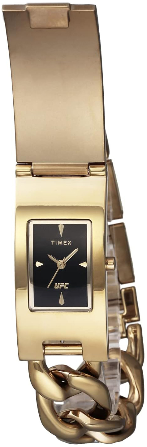 Timex Herreklokke TW2V55500 Ufc Sort/Gulltonet stål
