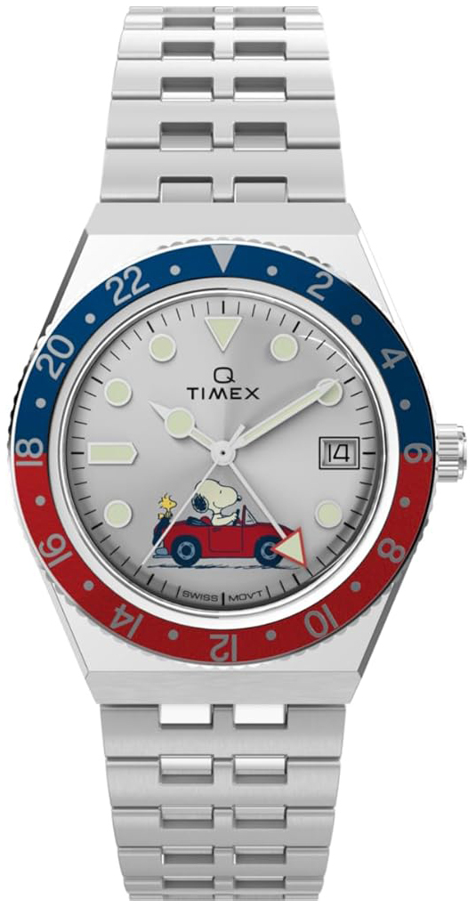 Timex TW2W83300 Peanuts Sølvfarget/Stål Ø38 mm