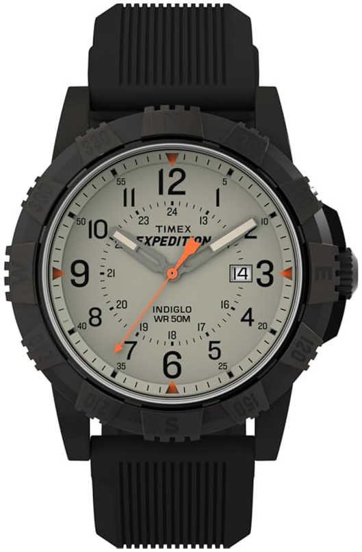 Timex Herreklokke TW4B32200 Expedition Beige/Gummi Ø45 mm