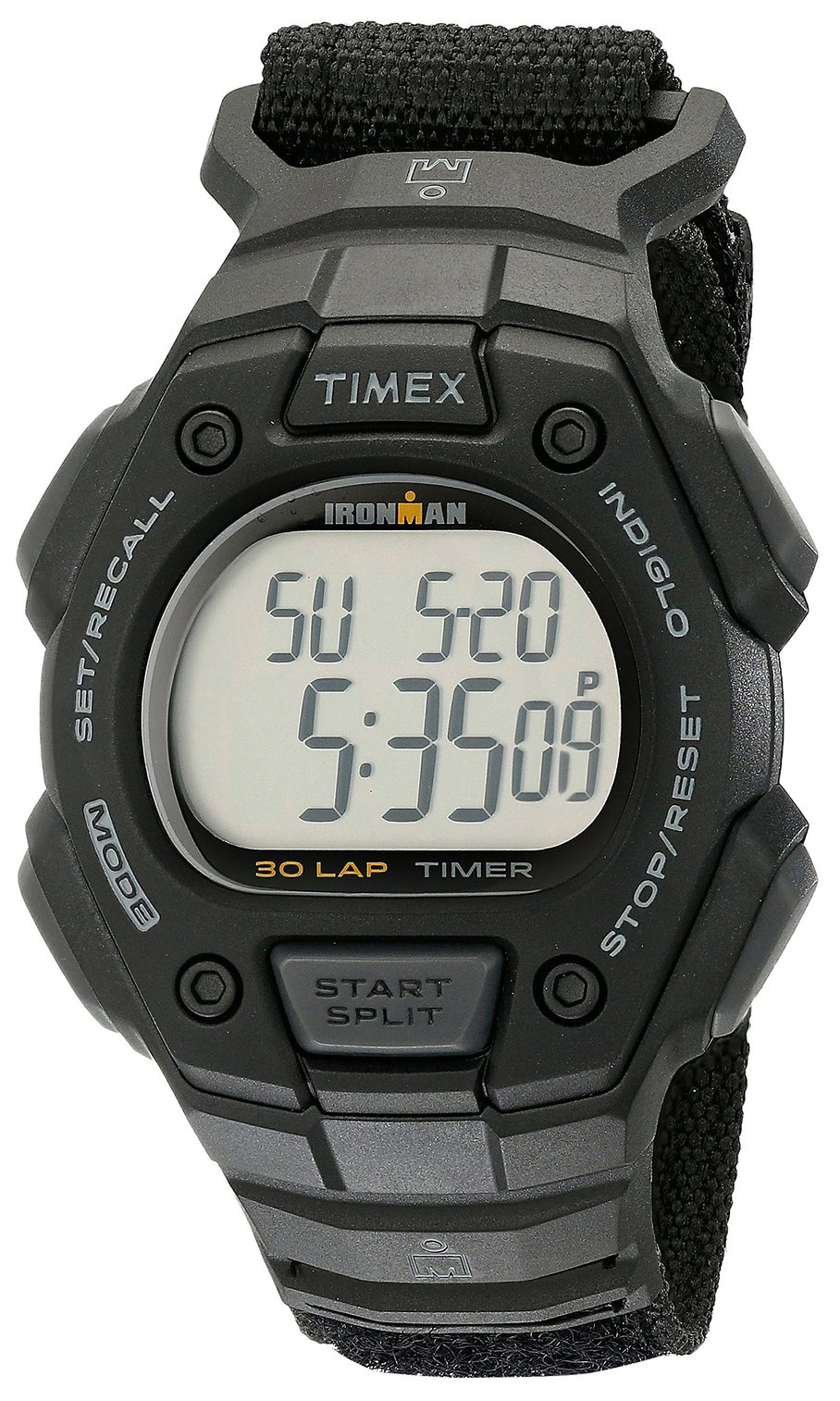 Timex Ironman Herreklokke TW5K908009J LCD/Tekstil Ø42 mm - Timex