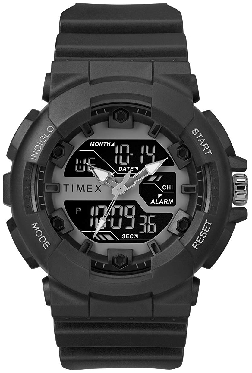 Timex 99999 Herreklokke TW5M22500 LCD/Resinplast Ø50 mm - Timex