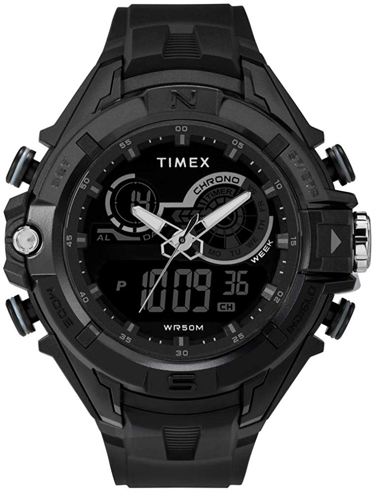 Timex Marathon Herreklokke TW5M23300 LCD/Resinplast Ø44.2 mm