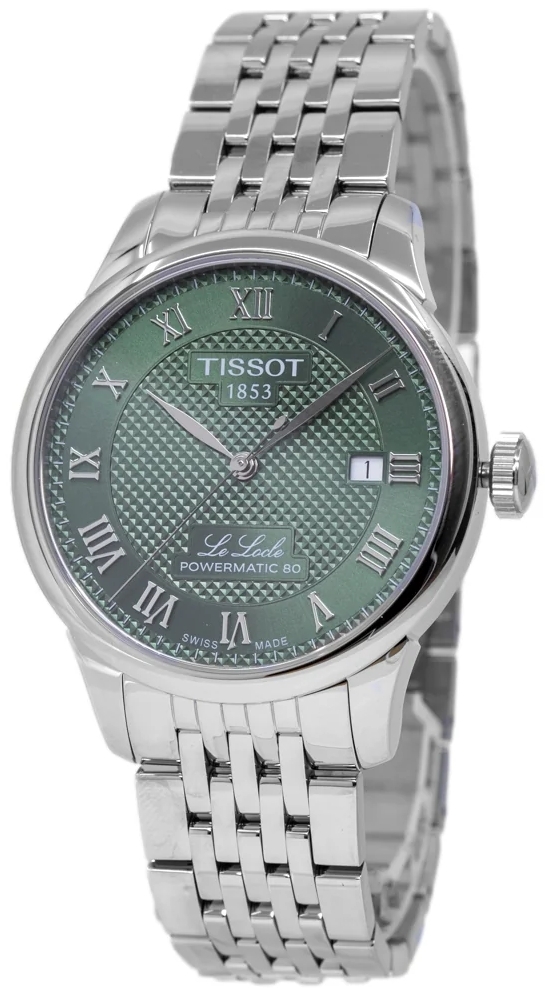 Tissot Herreklokke T006.407.11.093.00 Le Locle Grønn/Stål Ø39 mm