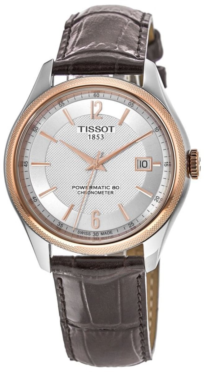 Tissot T-Classic Herreklokke T108.408.26.037.00 Sølvfarget/Lær Ø41 - Tissot