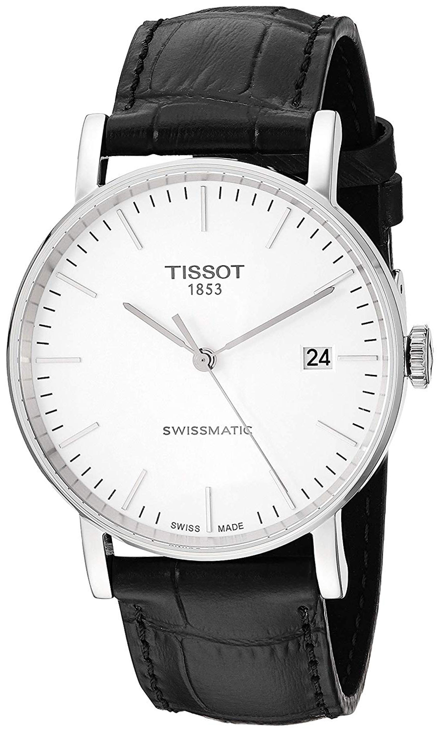 Tissot T-Classic Herreklokke T109.407.16.031.00 Hvit/Lær Ø40 mm