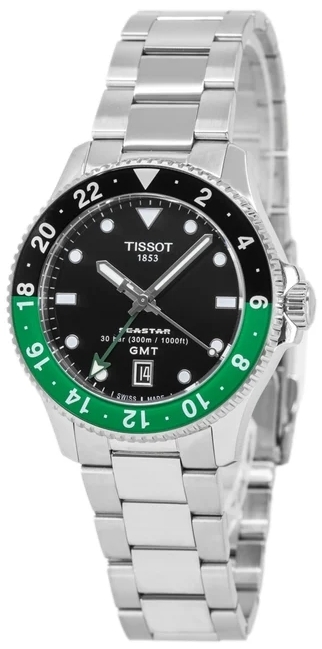Tissot Herreklokke T120.852.11.051.00 Seastar Sort/Stål Ø40 mm