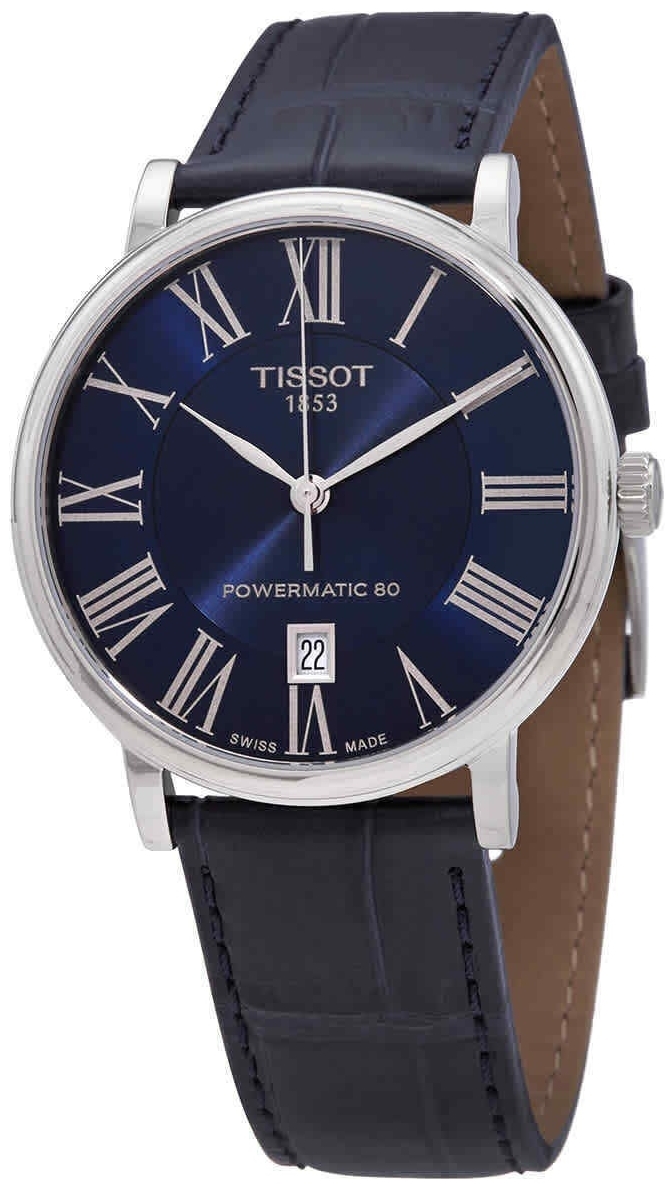Tissot Herreklokke T122.407.16.043.00 Carson Blå/Lær Ø40 mm