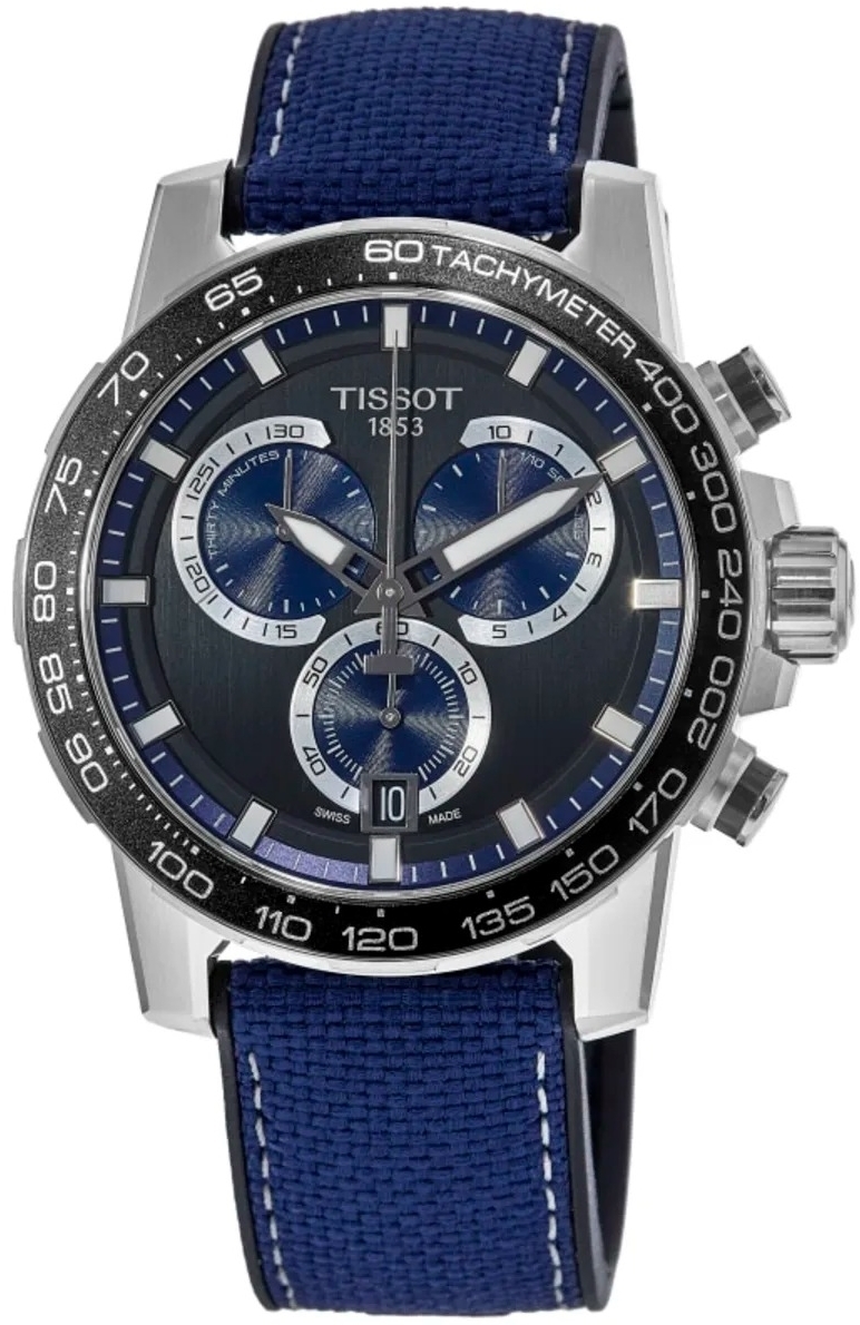 Tissot Herreklokke T125.617.17.051.03 Supersport Sort/Gummi Ø45.5 mm