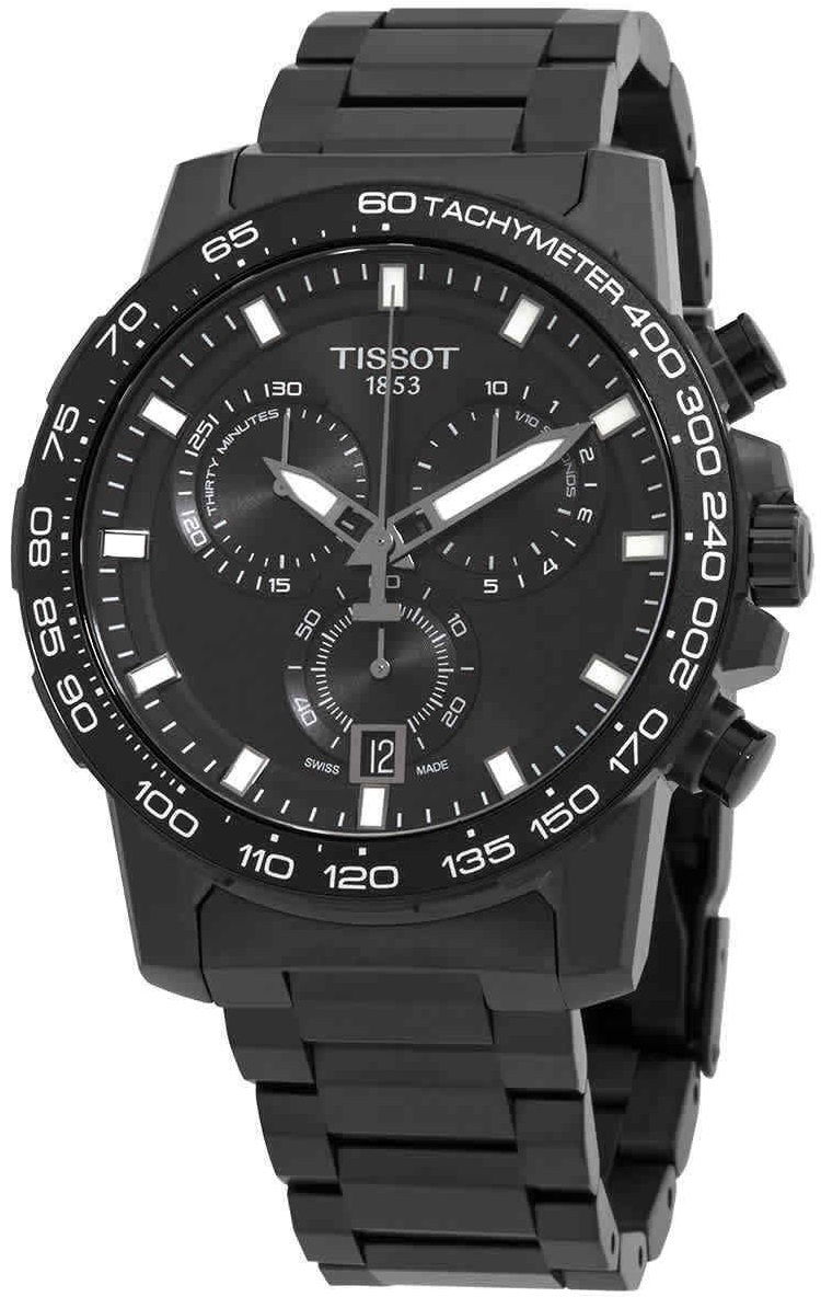 Tissot Herreklokke T125.617.33.051.00 T-Sport Sort/Stål Ø45.5 mm