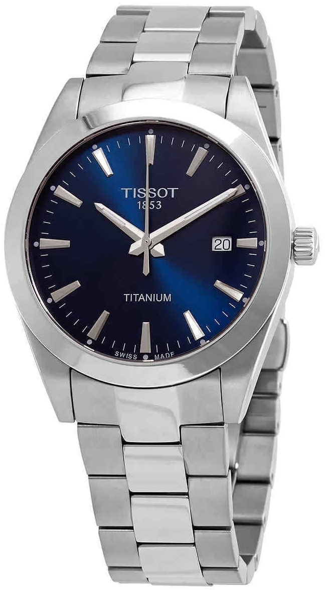 Tissot Herreklokke T127.410.44.041.00 T-Classic Blå/Titan Ø40 mm