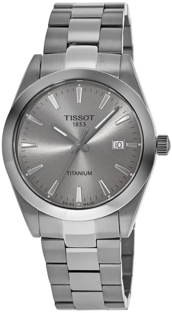 Tissot Herreklokke T127.410.44.081.00 T-Classic Grå/Titan Ø40 mm