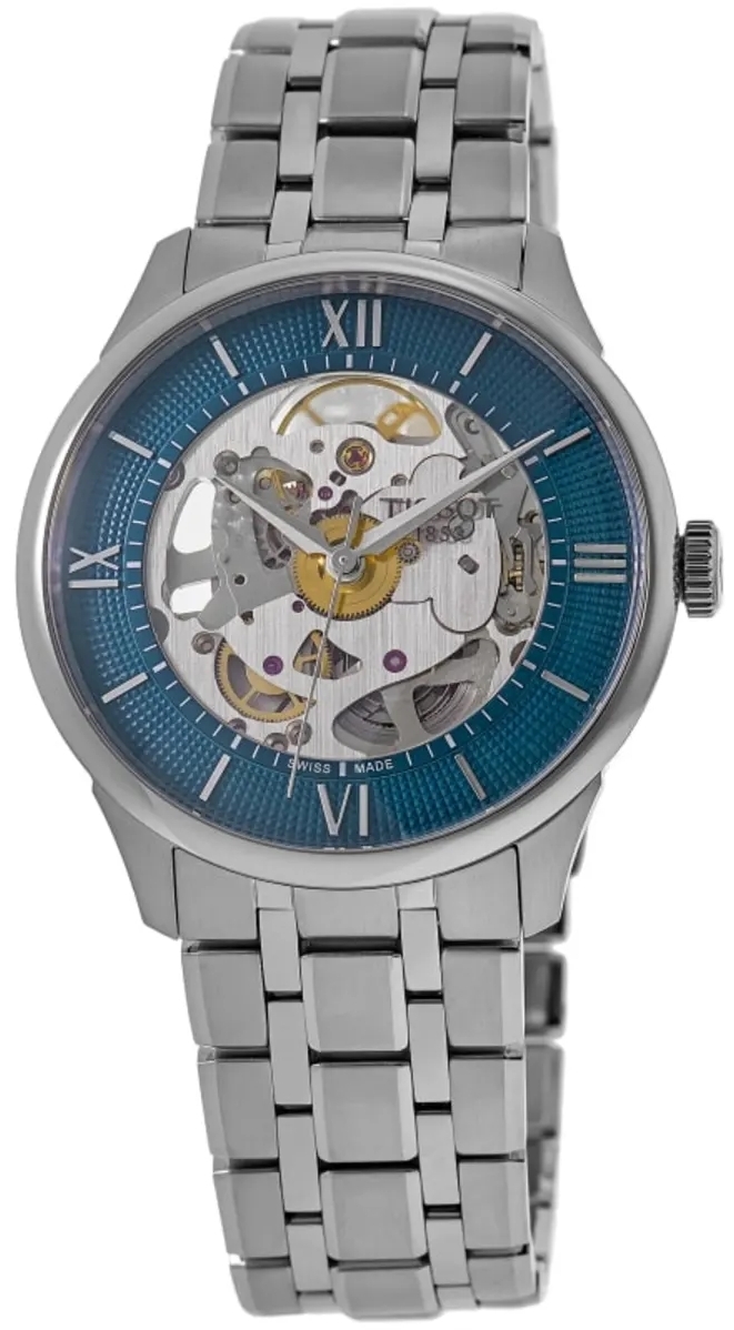 Tissot Herreklokke T139.836.11.048.00 Chemin Des Tourelles Blå/Stål
