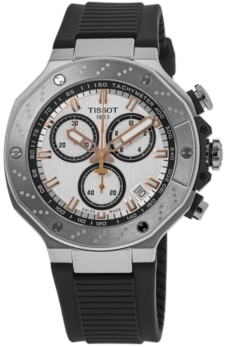 Tissot Herreklokke T141.417.17.011.00 T-Sport Hvit/Gummi Ø45 mm