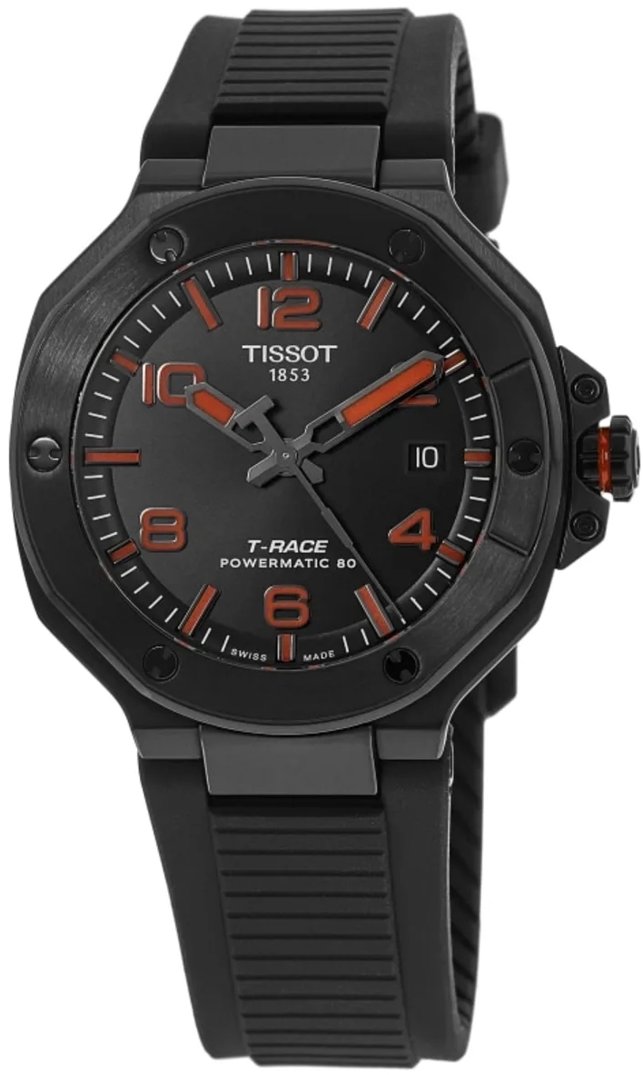 Tissot Herreklokke T141.807.37.057.00 T-Race Sort/Gummi Ø41 mm