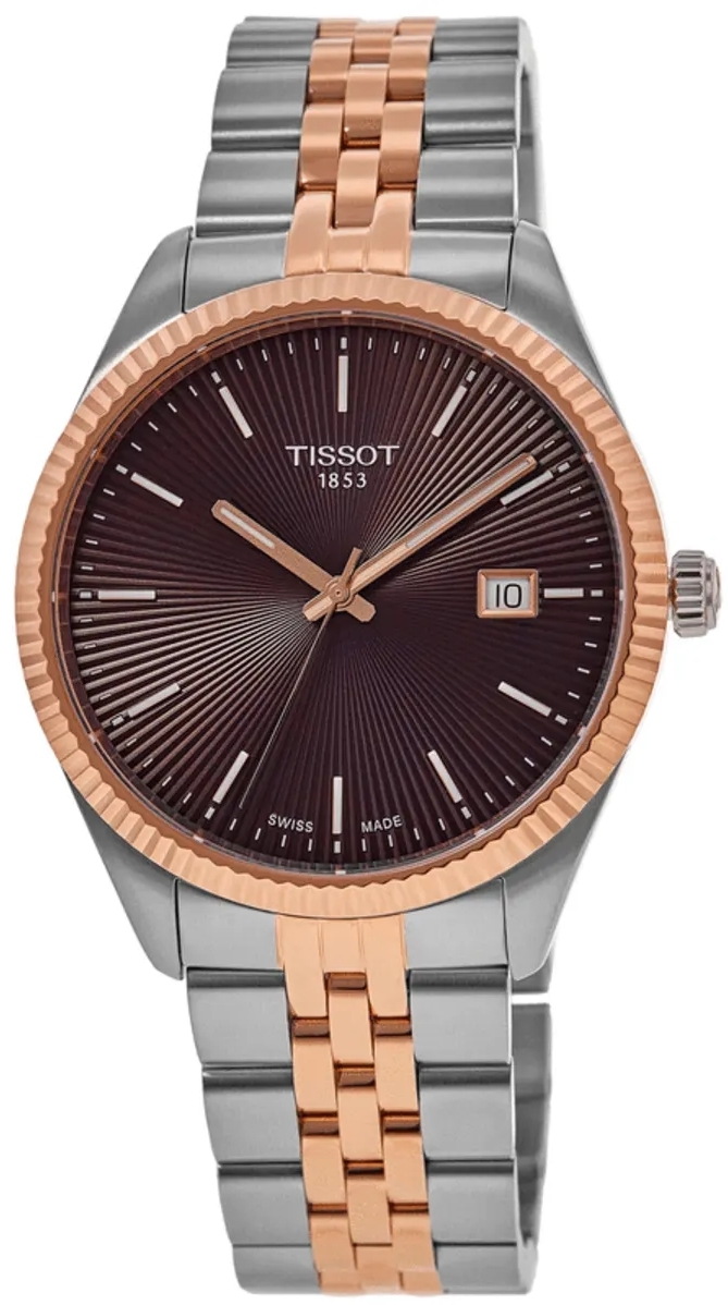 Tissot Herreklokke T156.410.22.291.01 Ballade Brun/Rose-gulltonet