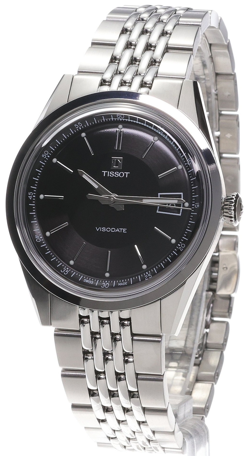 Tissot Herreklokke T157.407.11.051.00 Visodate Sort/Stål Ø39 mm