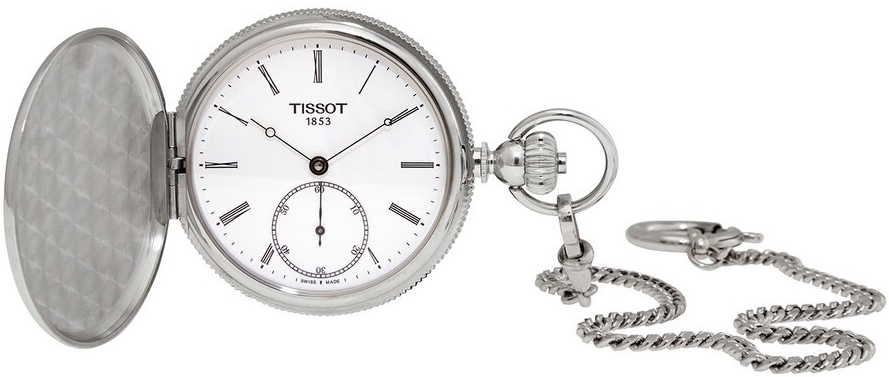 Tissot Herreklokke T867.405.19.013.00 Savonnette Hvit Ø48.5 mm