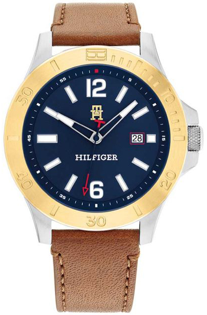 Tommy Hilfiger Herreklokke 1710529 Ryan Blå/Lær Ø46 mm