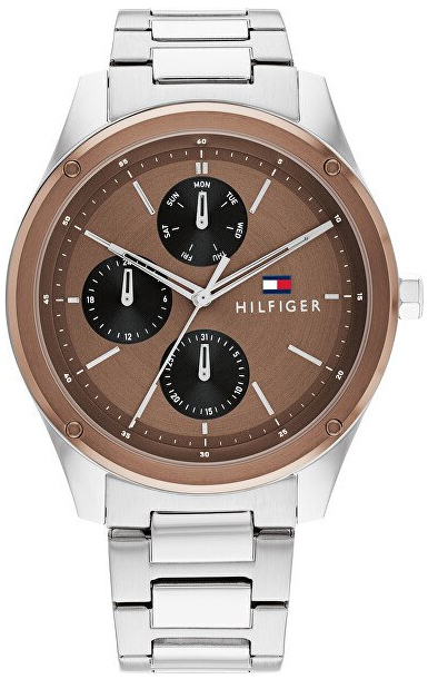 Tommy Hilfiger Herreklokke 1710533 Tyler Brun/Stål Ø43 mm