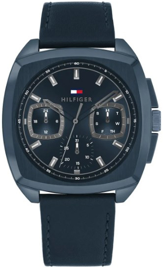 Tommy Hilfiger Herreklokke 1710558 Blå/Lær