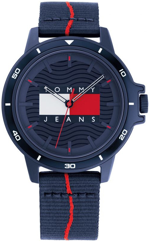Tommy Hilfiger Herreklokke 1791997 Classic Blå/Tekstil Ø42 mm