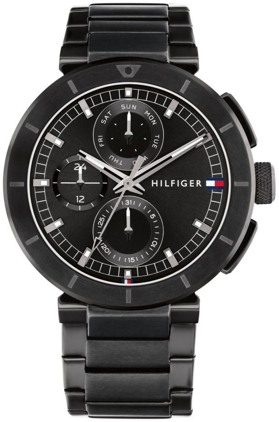 Tommy Hilfiger Herreklokke 1792119 Lorenzo Sort/Stål Ø44 mm