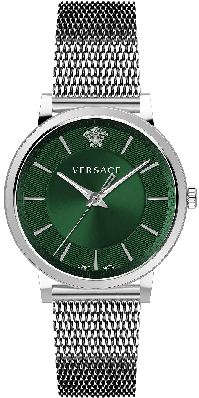 Versace Herreklokke VE5A00620 V Circle Grønn/Stål Ø42 mm