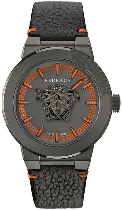 Versace Herreklokke VE7E00323 Medusa Grå/Lær Ø43 mm