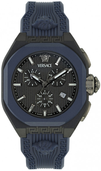 Versace Herreklokke VE9L00224 V Legend Sort/Gummi