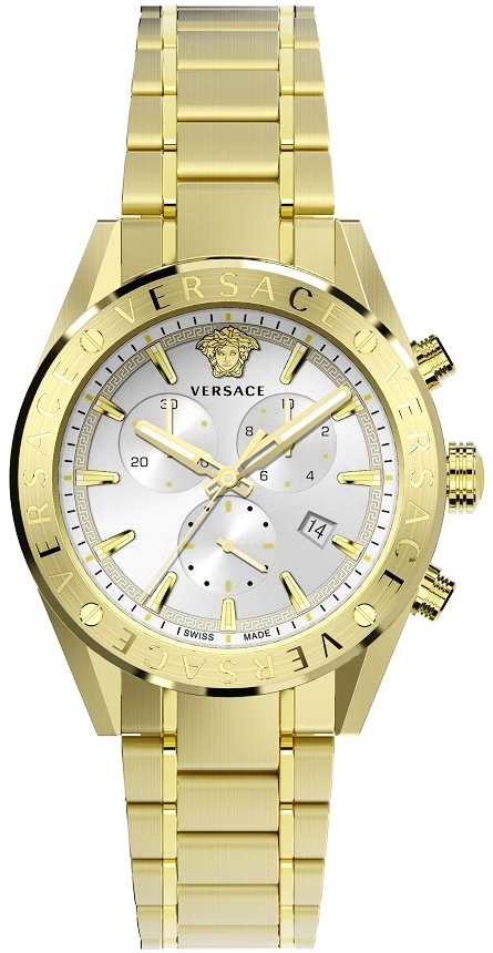 Versace Herreklokke VEHB00719 V Chrono Gullfarget/Gulltonet stål