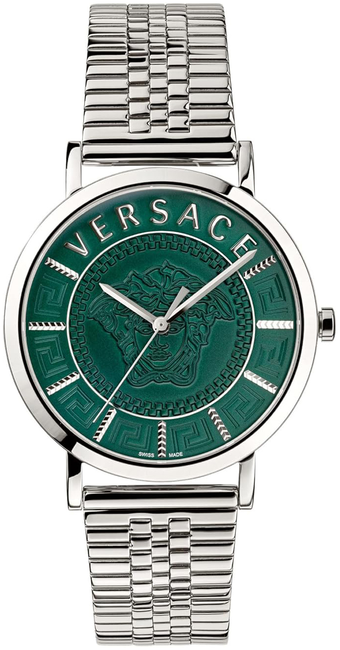 Versace Herreklokke VEJ400921 Essential Grønn/Stål Ø40 mm