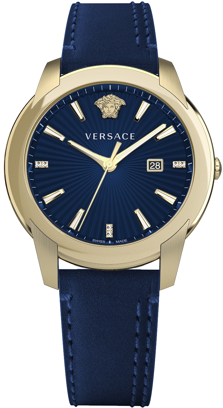Versace Herreklokke VELQ00819 V Urban Blå/Stål Ø42 mm