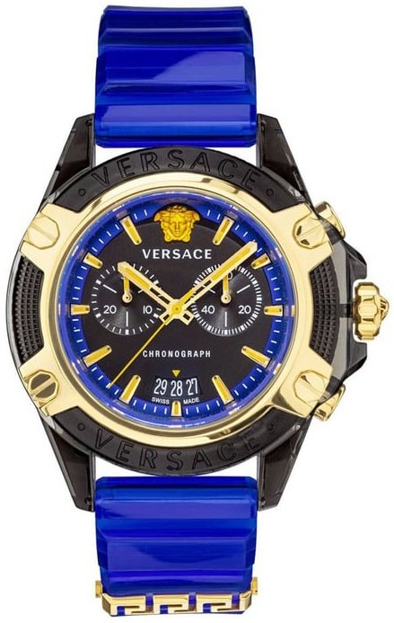Versace VEZ700521 Icon Active Sort/Resinplast Ø44 mm
